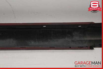 06-09 Mercedes W209 CLK350 CLK500 Coupe Left Side Rocker Molding Side Skirt Red