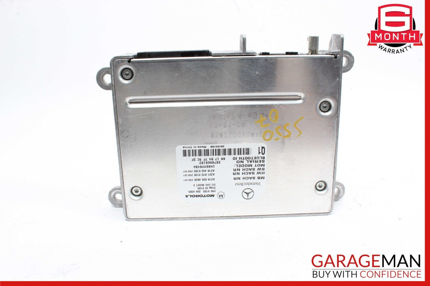 07-13 Mercedes W221 S550 S600 S63 AMG Motorola Bluetooth Control Module Unit OEM