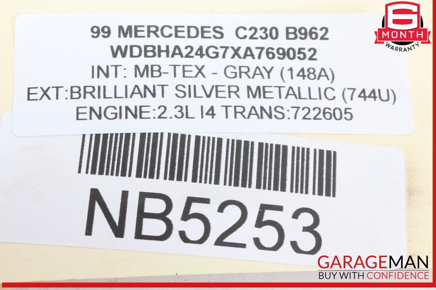 94-00 Mercedes W202 C230 SLK230 Power Steering Rack Gear Box Gearbox Assembly