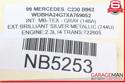 94-00 Mercedes W202 C230 SLK230 Power Steering Rack Gear Box Gearbox Assembly
