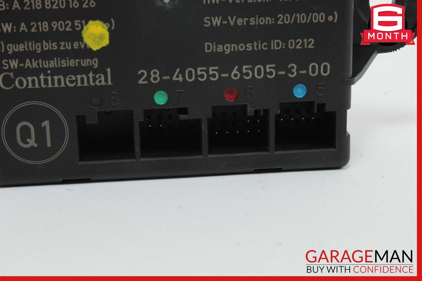08-18 Mercedes W204 C250 E400 GLK350 Rear Right Side Door Control Module Unit