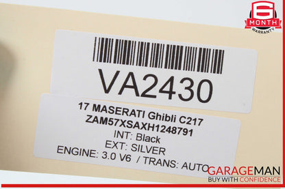 14-20 Maserati Ghibli M157 Headlight Adjustment Switch Controller 670019921 OEM
