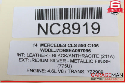 12-18 Mercedes W218 CLS550 CLS400 Front Right Side Door Lock Latch Actuator OEM