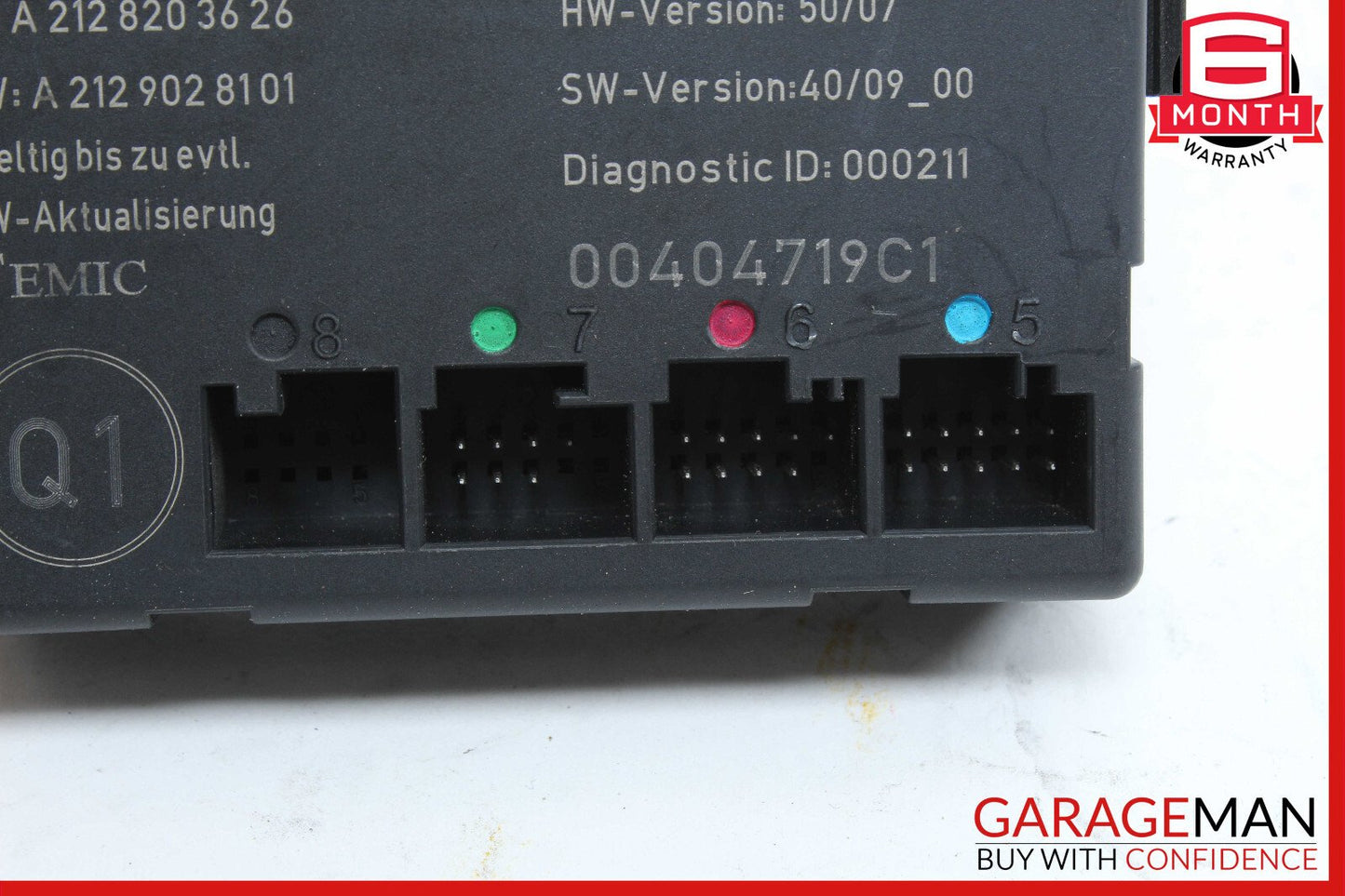 08-18 Mercedes W212 E350 C300 Front Right Passenger Side Door Control Module OEM
