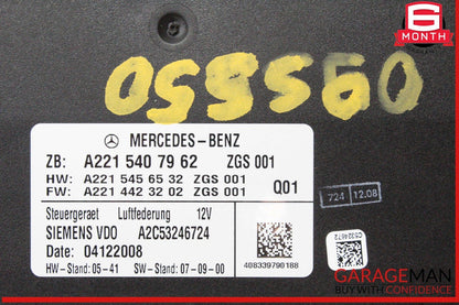 07-14 Mercedes W221 S550 CL550 Air Airmatic Suspension Control Module Unit OEM