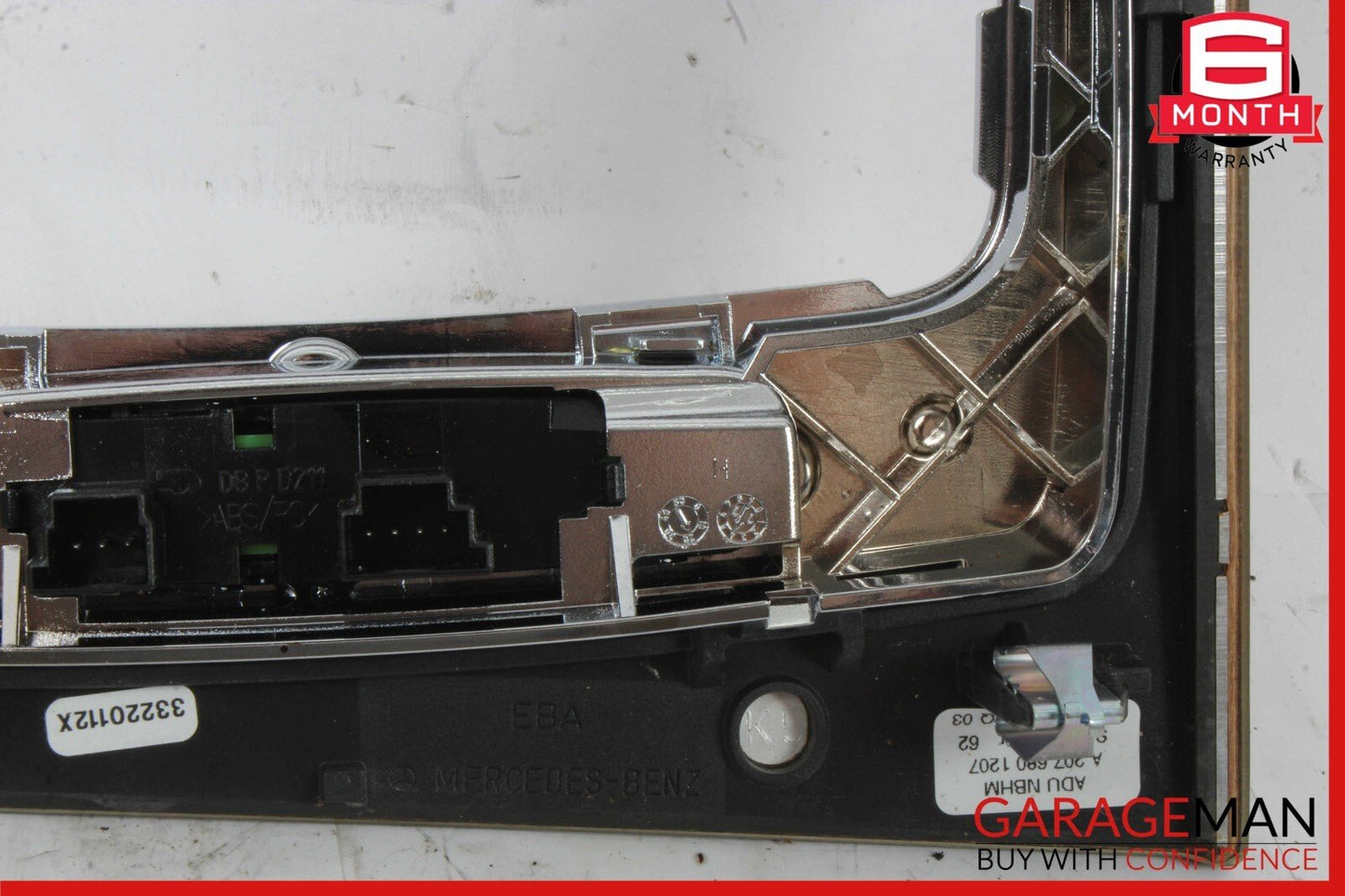 08-15 Mercedes W207 E350 Center Console Shifter Trim Cover Panel Bezel Wood Assy