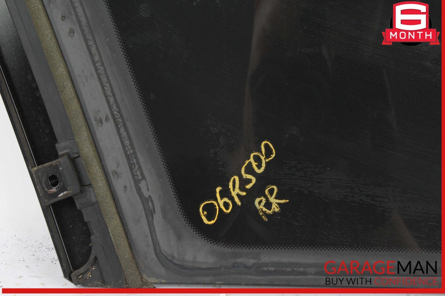 06-13 Mercedes W251 R500 4MATIC Rear Right Passenger Side Quarter Window Glass