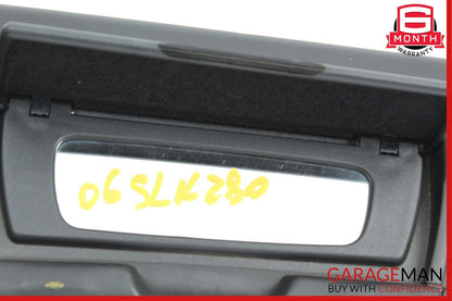 05-11 Mercedes R171 SLK280 Front Right Side Sun Visor Sunvisor Shade Black OEM