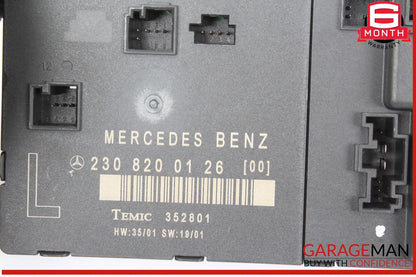 03-12 Mercedes R230 SL500 SL55 AMG Front Left Door Control Module 2308204726 OEM