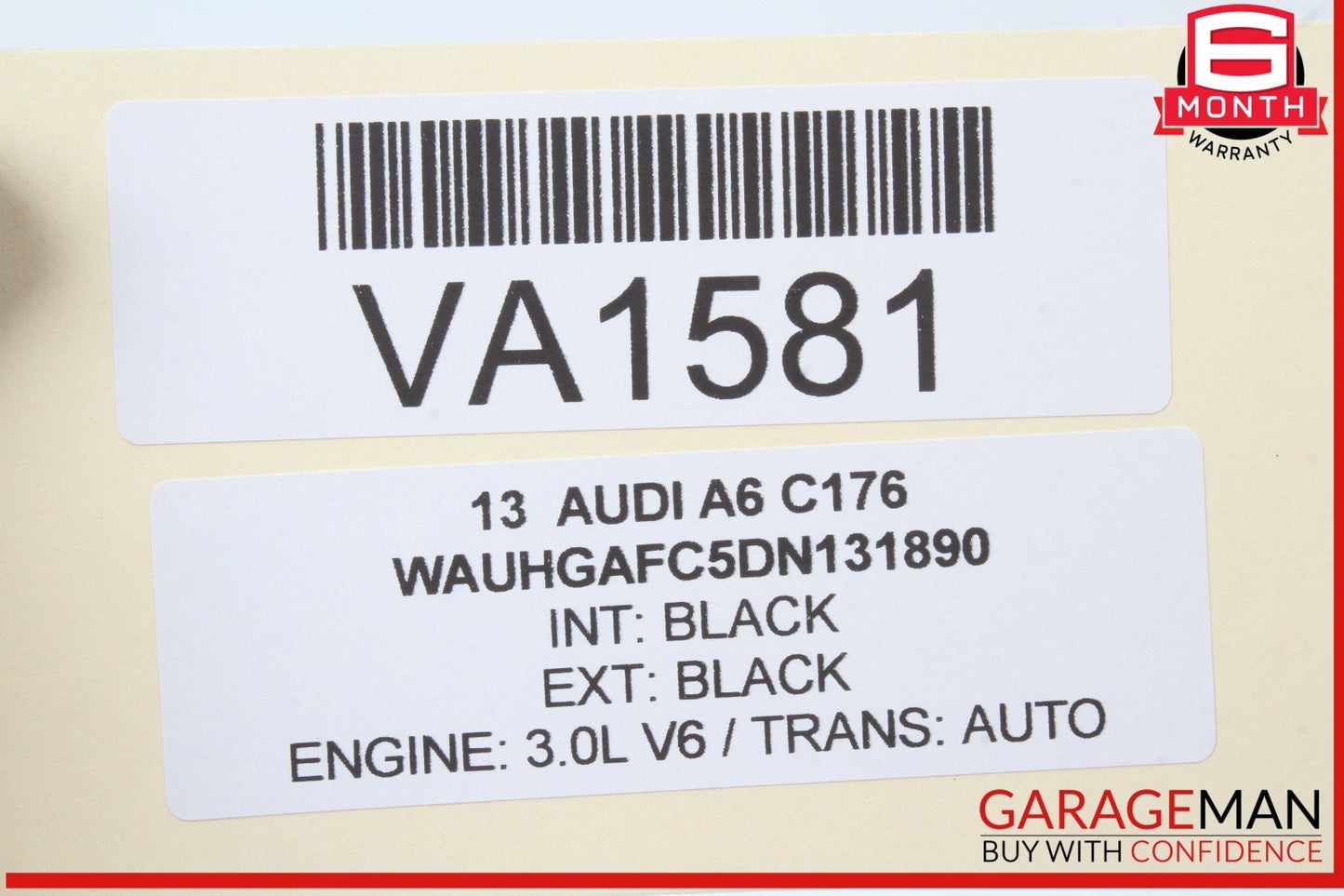 12-18 Audi A6 SQ5 Rear Left Driver Side Window Regulator Motor 8K0959811A OEM