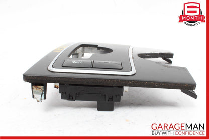 10-13 Mercedes W212 E350 E400 E550 Center Console Switch Trim Cover Bezel Wood