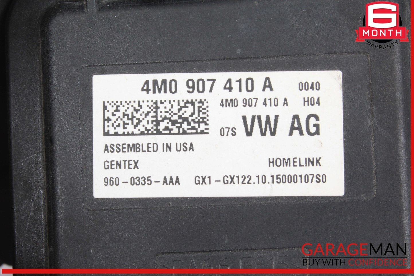 18-20 Audi Q5 Homelink Garage Door Opener Control Module Unit 4M0907410A OEM