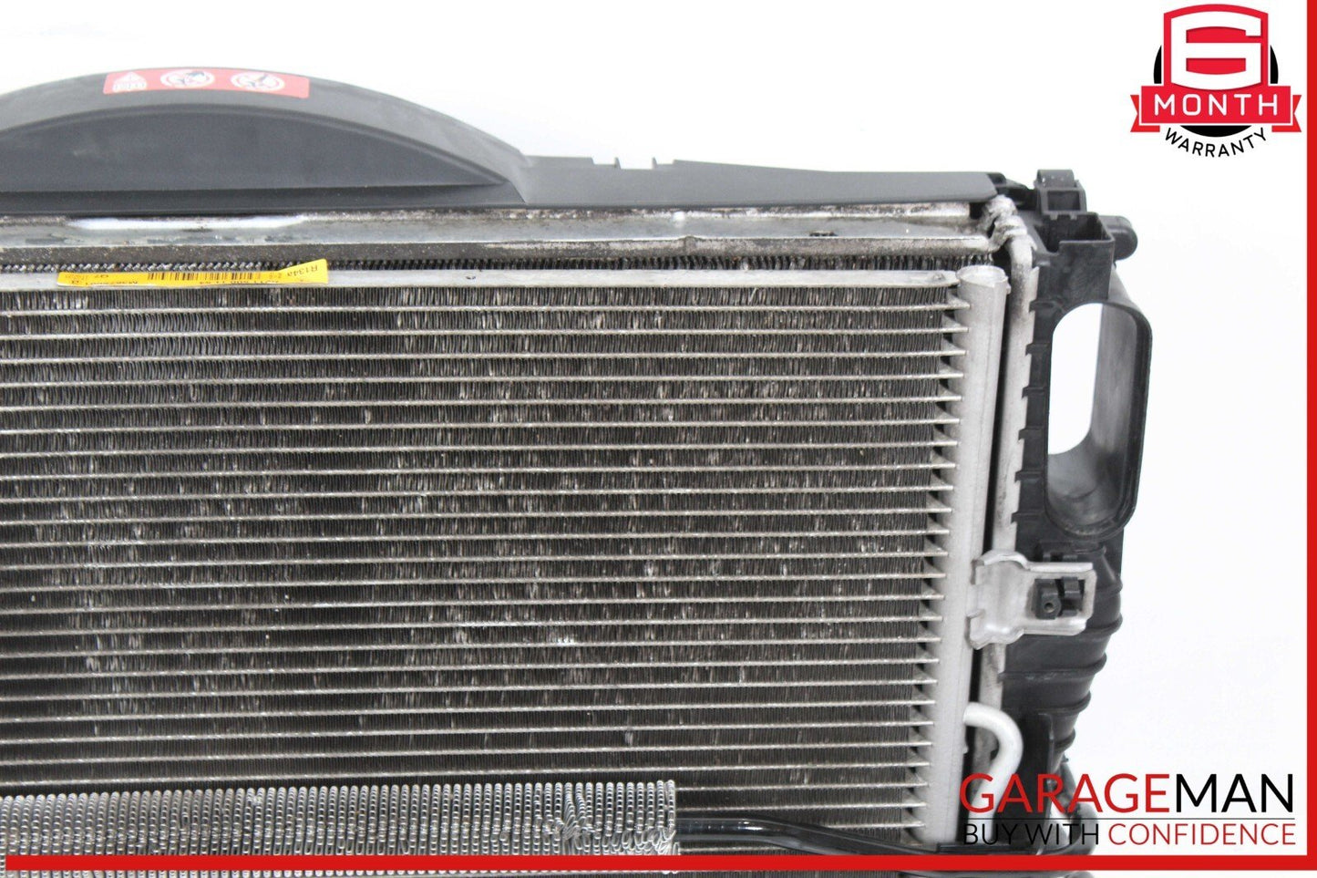 06-09 Mercedes W211 E350 Engine Cooling Radiator A/C AC Condenser Assembly OEM