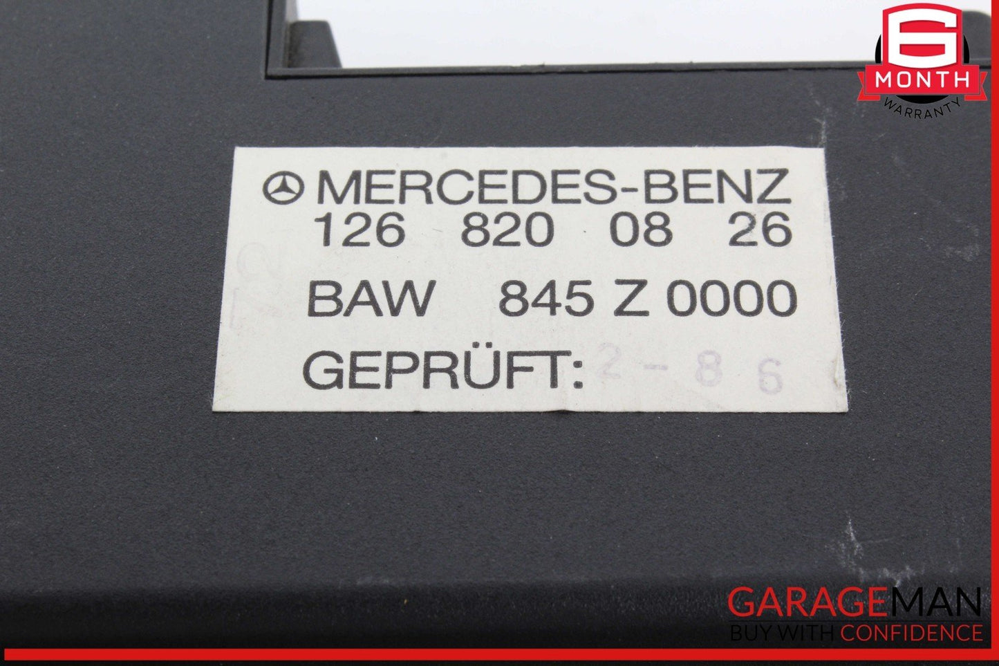 84-93 Mercedes W201 190E 190D Anti Theft Alarm Control Module 1268200826 OEM