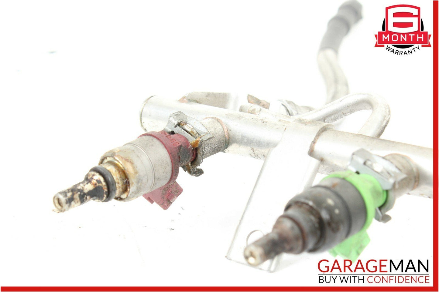 03-05 Mercedes W203 C230 1.8L Fuel Injection Rail Line w/ Injectors Assembly OEM