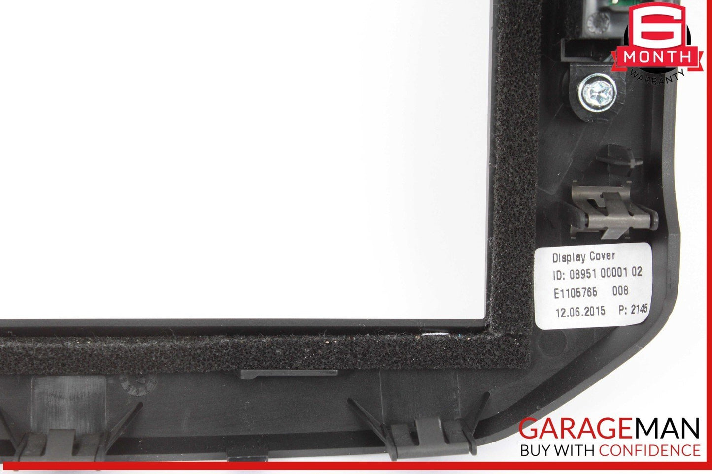 14-17 Maserati Ghibli Dashboard Dash Display Screen Trim Bezel Cover Black OEM