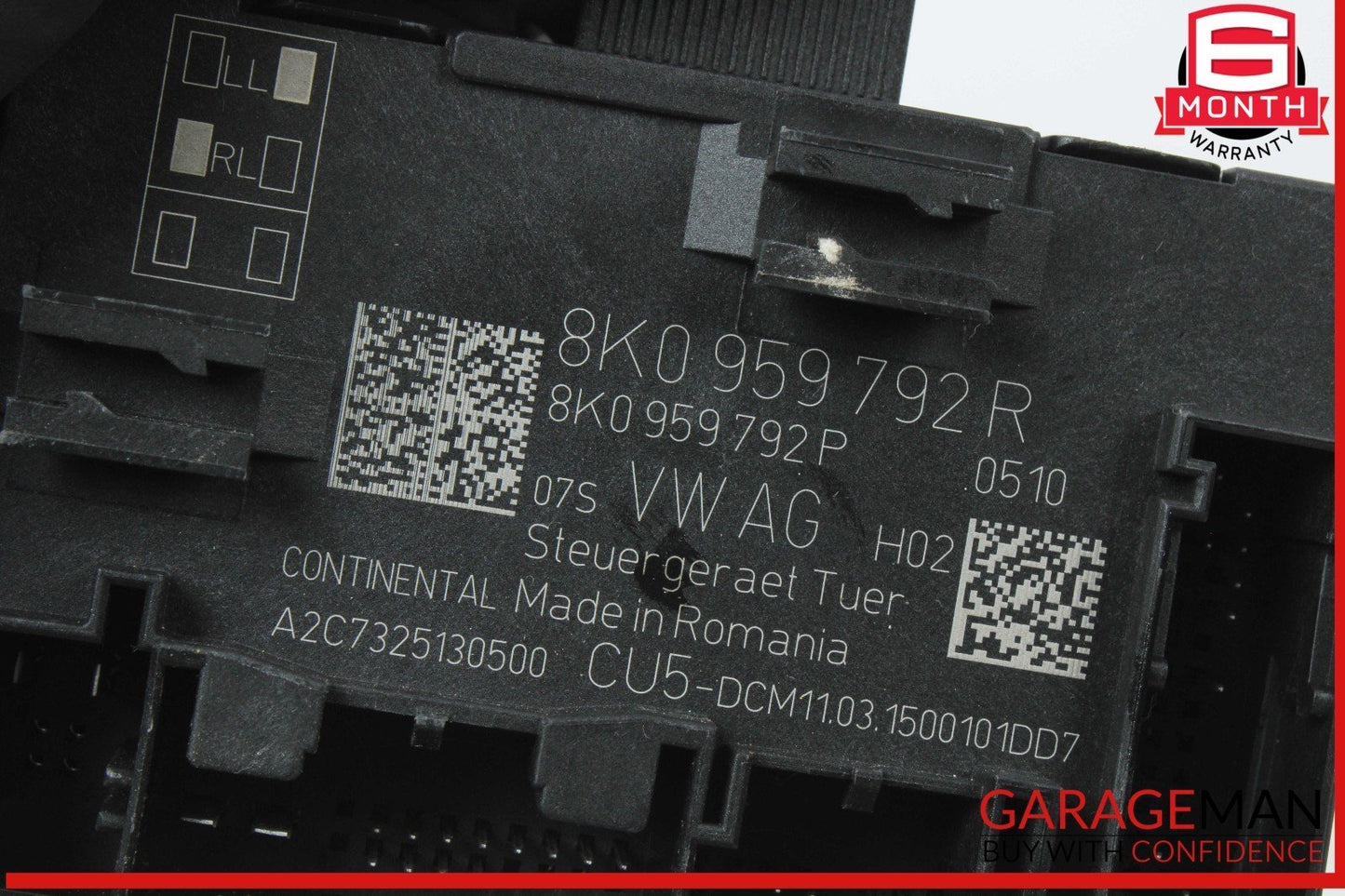 13-17 Audi Q5 SQ5 Front Right Passenger Side Door Control Module Unit 8K0959792R