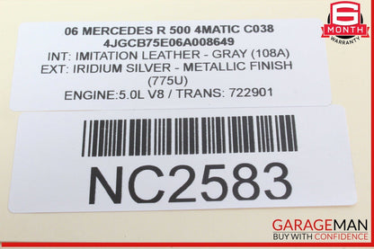 06-10 Mercedes W251 R500 4MATIC ML550 Parktronic Park Assist Control Module OEM