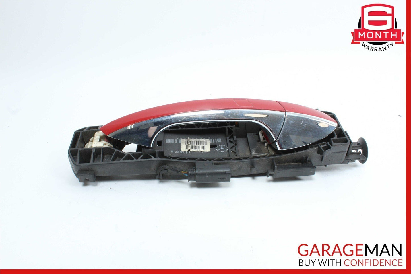 08-14 Mercedes W204 C250 C300 Rear Right Side Exterior Door Handle Red OEM