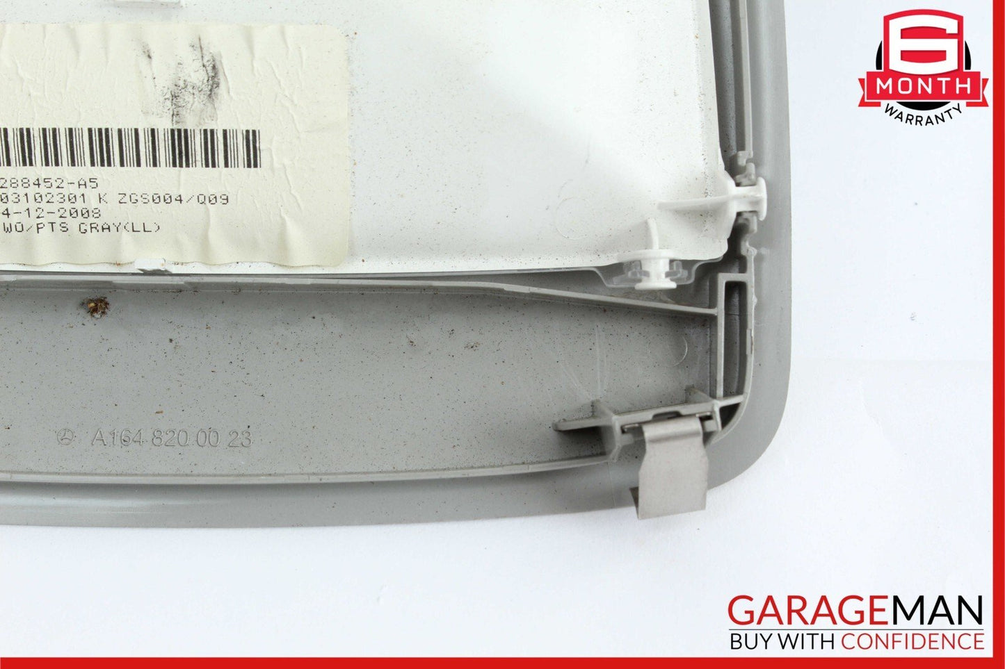 06-13 Mercedes ML350 GL450 R350 Rear Overhead Dome Light Lamp Reading Map Gray