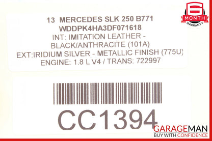 12-20 Mercedes R172 SLK250 SLK350 Seat Belt Seatbelt Retractor Right OEM