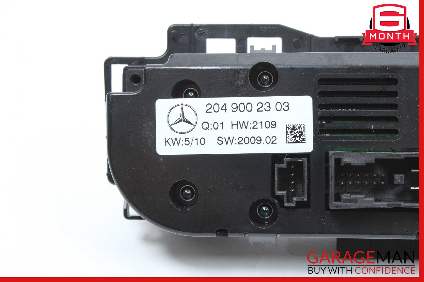 08-11 Mercedes W204 C300 AC A/C Heater Climate Temperature Switch Control Module