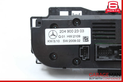 08-11 Mercedes W204 C300 AC A/C Heater Climate Temperature Switch Control Module