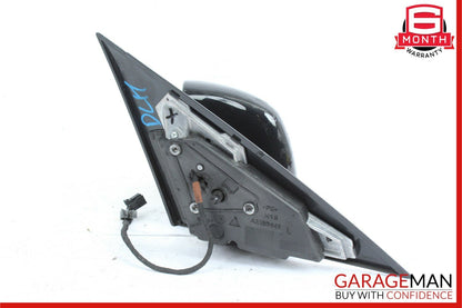 10-11 Mercedes W204 C300 C350 Front Left Side Rear View Door Mirror Black