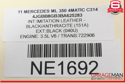06-12 Mercedes W164 ML350 4MATIC Front Right Side Bumper Fog Light Lamp OEM