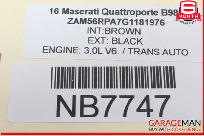 14-24 Maserati Quattroporte Telematics Communication Control Module Unit OEM
