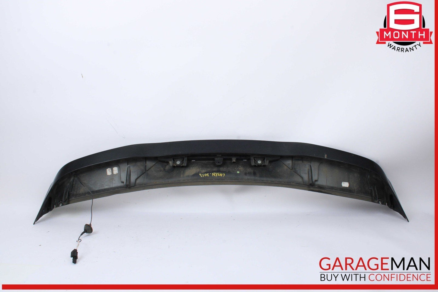 12-14 Porsche Cayenne 958 AWD Trunk Lid Molding Trim Spoiler Wing w/ Light OEM