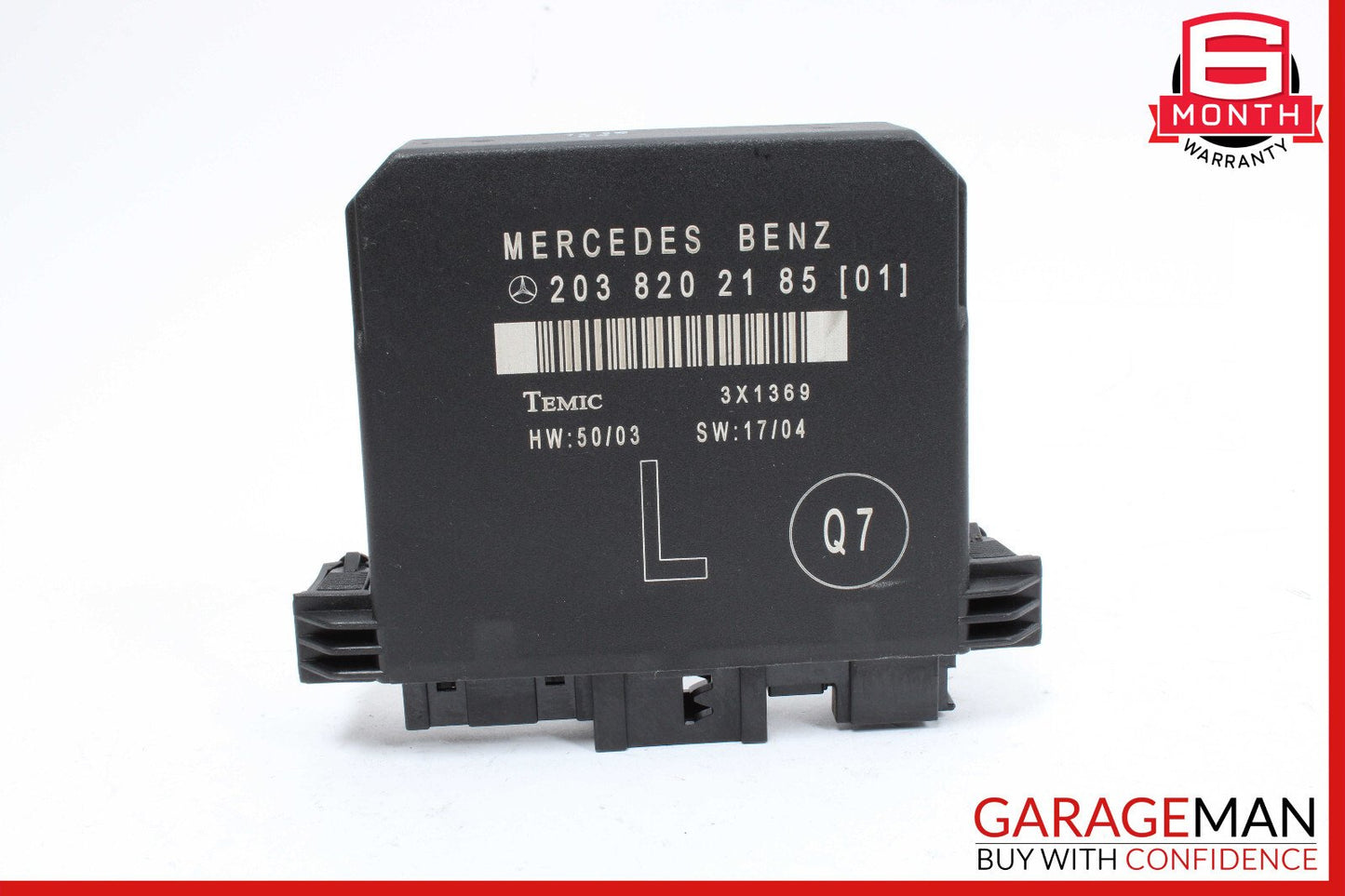 01-07 Mercedes W203 C230 C240 C320 Door Control Module Rear Left 2038202185 OEM