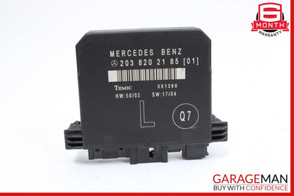 01-07 Mercedes W203 C230 C240 C320 Door Control Module Rear Left 2038202185 OEM