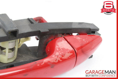 05-07 Mercedes W203 C230 C55 AMG Rear Left Driver Side Exterior Door Handle Red