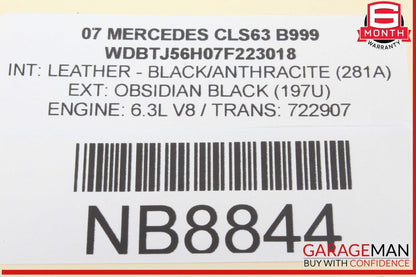 03-11 Mercedes W219 CLS63 AMG SLK280 Front Left Side Seat Control Module OEM