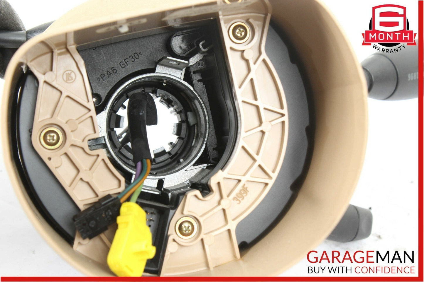 00-02 Mercedes CL500 S55 AMG Steering Column Combination Switch Assembly Beige