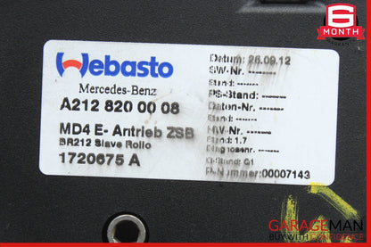 10-17 Mercedes W207 E350 C250 Roof Sun Shade Screen Roller Blind Motor OEM