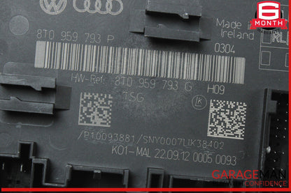 13-16 Audi A4 Front Left Driver Side Door Control Module Unit 8T0959793P OEM