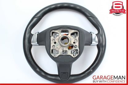 11-14 Porsche Cayenne 958 S Multifunction Steering Wheel Assembly Black OEM