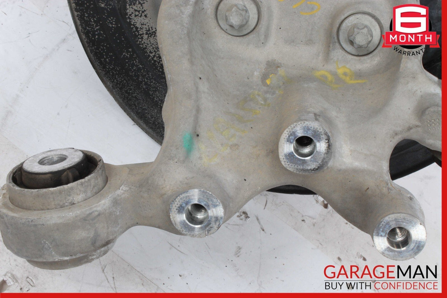 14-18 Mercedes W117 CLA45 Rear Left Spindle Knuckle Hub Bearing Rotor Disc Assy
