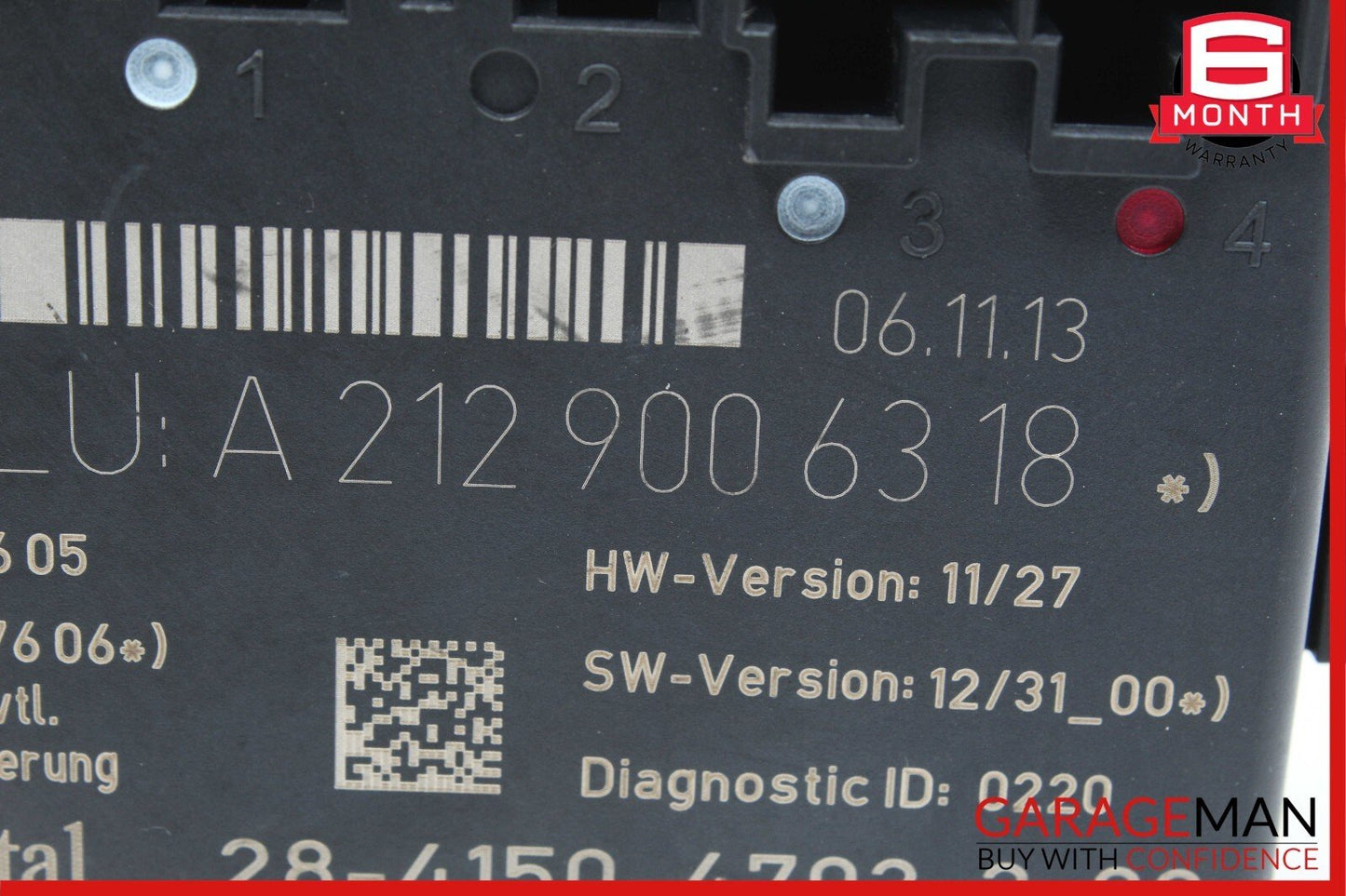 08-18 Mercedes C250 SLK250 E400 E350 Front Left Side Door Control Module Unit