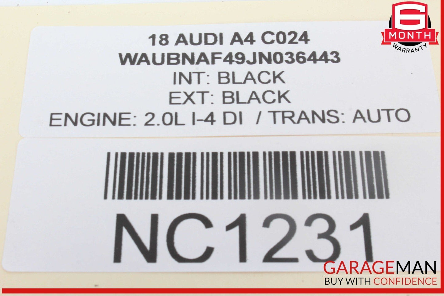 17-24 Audi A4 Front Right Passenger Side Seat Occupant Sensor Module 4M0959339