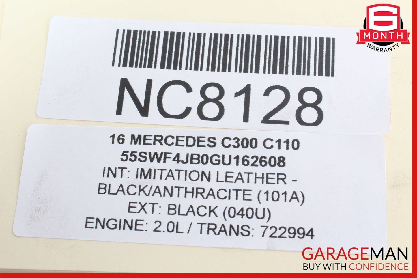 08-20 Mercedes W205 C300 Rear Left or Right Lower Suspension Control Arm OEM