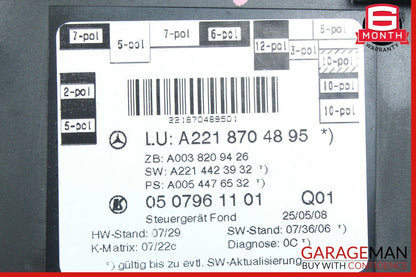07-13 Mercedes W221 S550 Rear Right Passenger Side Door Control Module Unit A128