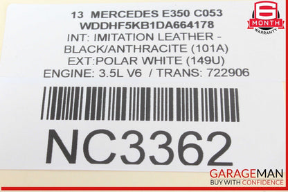 08-18 Mercedes W212 E350 C300 E550 Rear Left Side Door Control Module Unit