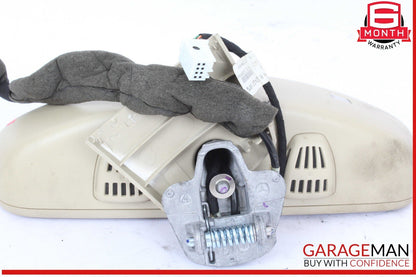 10-16 Mercedes W212 E350 Front Interior Top Upper Rear View Mirror Beige OEM