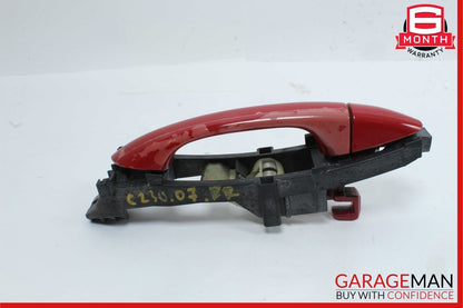 05-07 Mercedes W203 C230 C280 C320 Rear Right Side Exterior Door Handle Red OEM