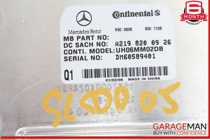 06-12 Mercedes R230 SL500 GL450 Communication Control Module 2198200926 OEM
