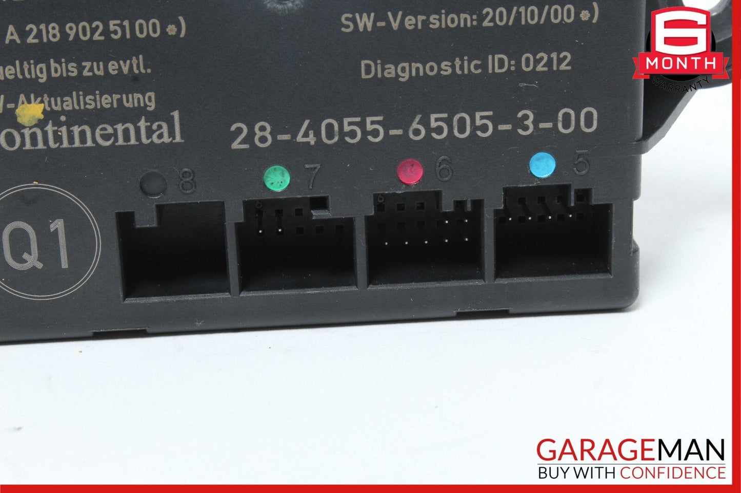 08-18 Mercedes GLK350 E550 CLS550 C300 C250 Rear Right Side Door Control Module
