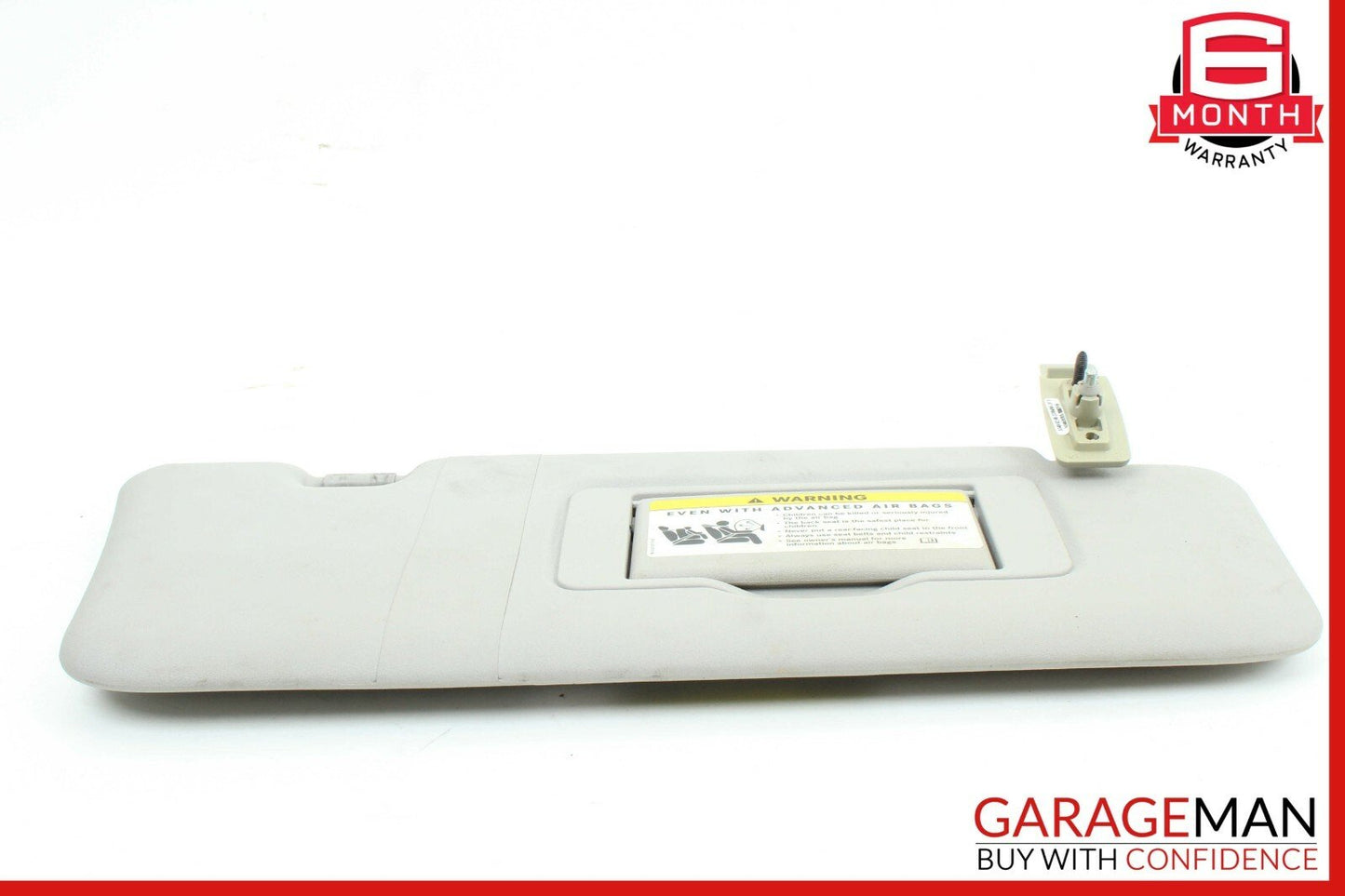 06-12 Mercedes GL450 ML450 Front Right Side Sun Visor Sunvisor Shade Cover Grey